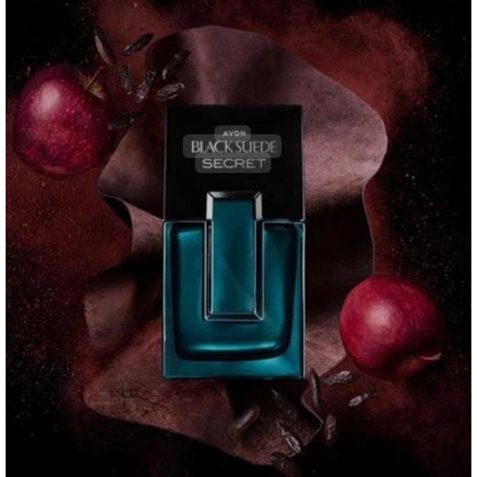 Black Suede Secret perfume for men Eau de Toilette 75 ml from Avon