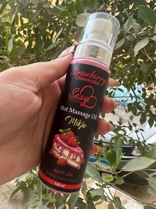 زيت المساج القابل للتذوق – إحساس لا يُقاوَم ولمسة تُشبه السحر – خصيصًا للمتزوجين