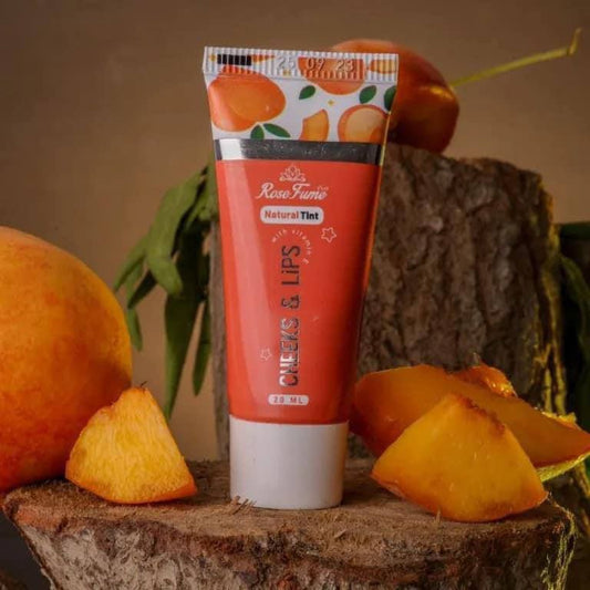 تنت روز فيوم الطبيعي – مورد الشفايف والخدود بثبات يومين ٢٠مل | 3 ألوان مبهجة طبيعية 100%