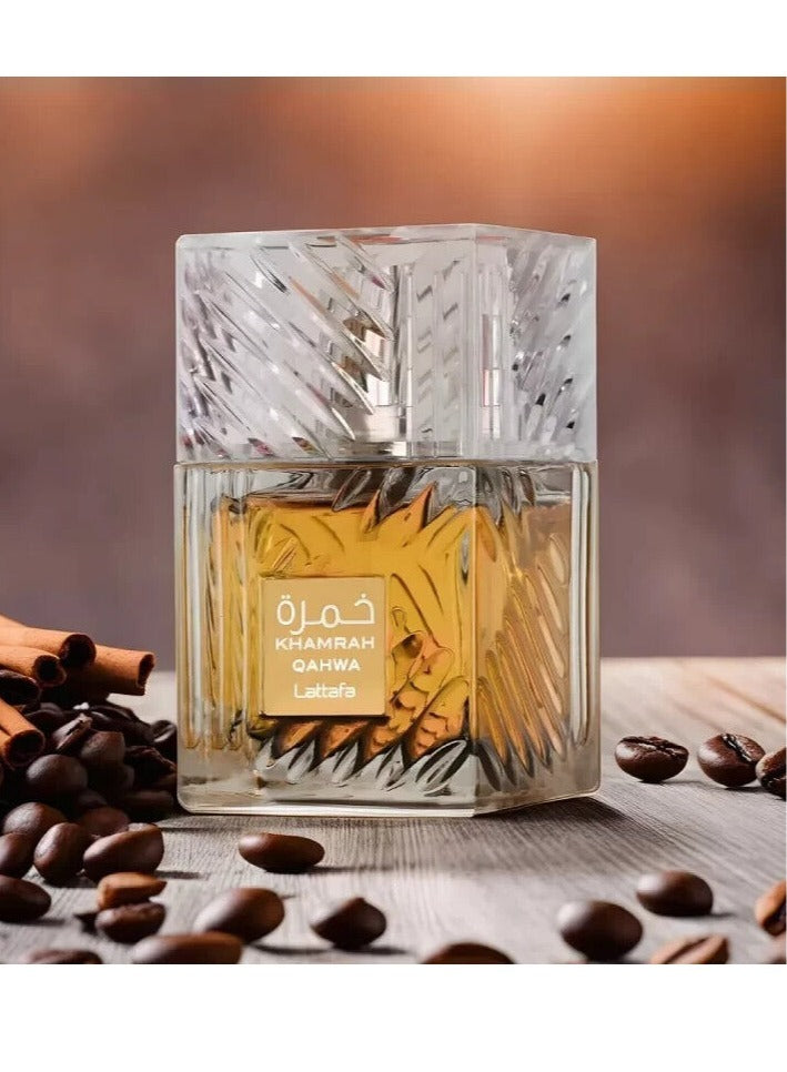 Lattafa Natural Coffee Khamrat Eau de Parfum for Unisex, 100ml