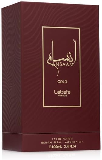 Ansam Gold Unisex Eau de Parfum 100ml by Lattafa