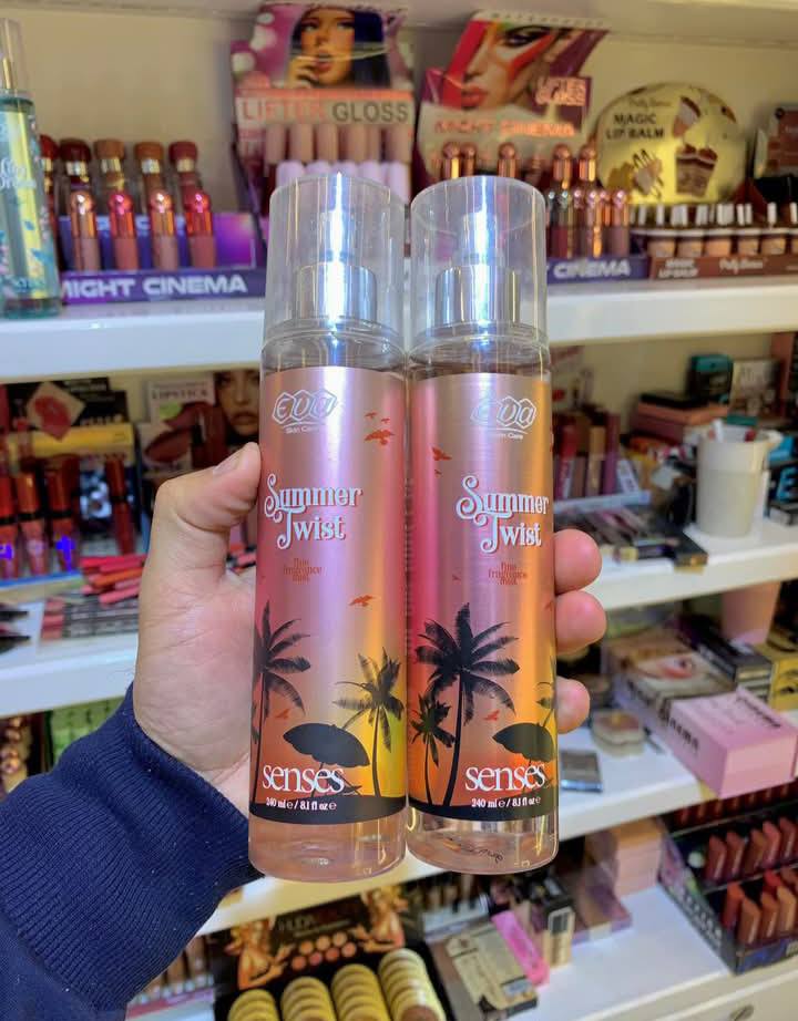 Eva Summer Twist Body Splash - Long-lasting freshness and amazing hold, 240 ml