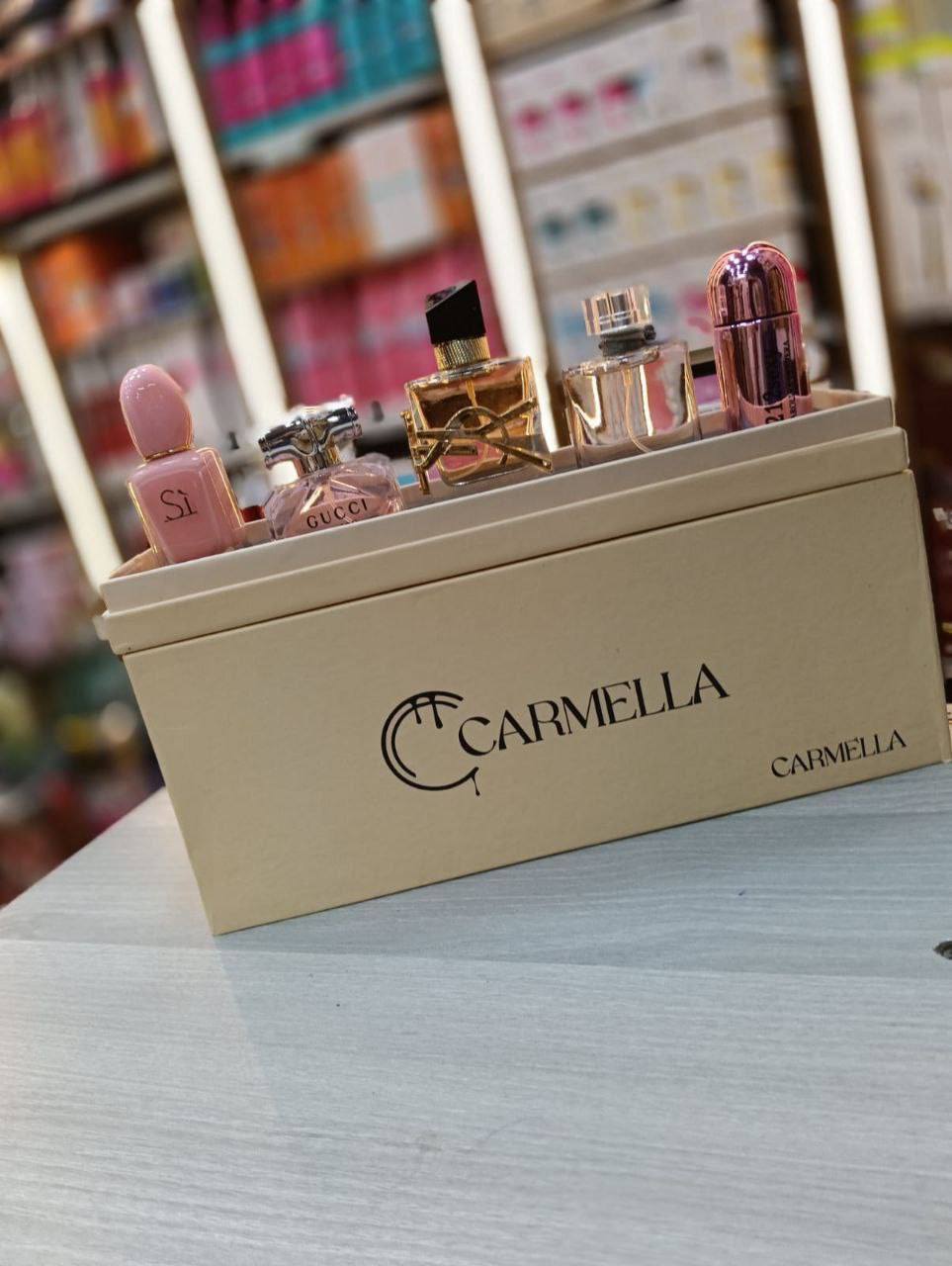 CARMELLA Women's Perfume Box - 5 International Perfumes in One Luxurious Box