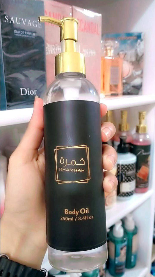 زيت المساج بخمرة العطور – دلع، استرخاء، وجاذبية تدوم لأيام – 250 مل