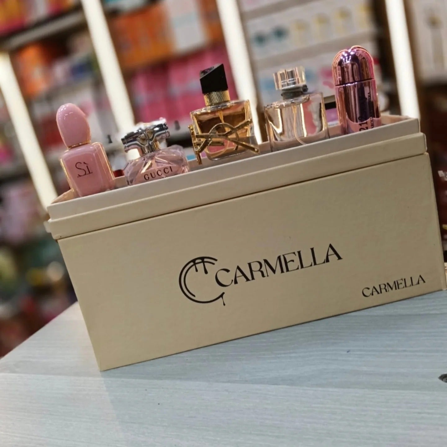 CARMELLA Women's Perfume Box - 5 International Perfumes in One Luxurious Box