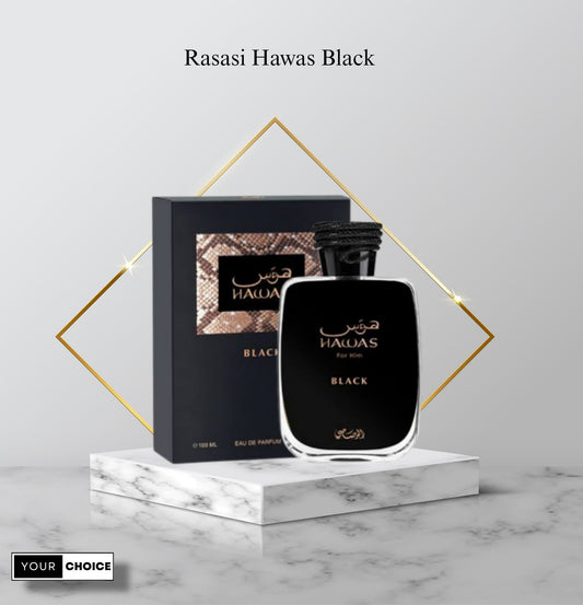 Rasasi Hawass Black - A stylish alternative to Hawass with a distinctive twist | 100ml EDP