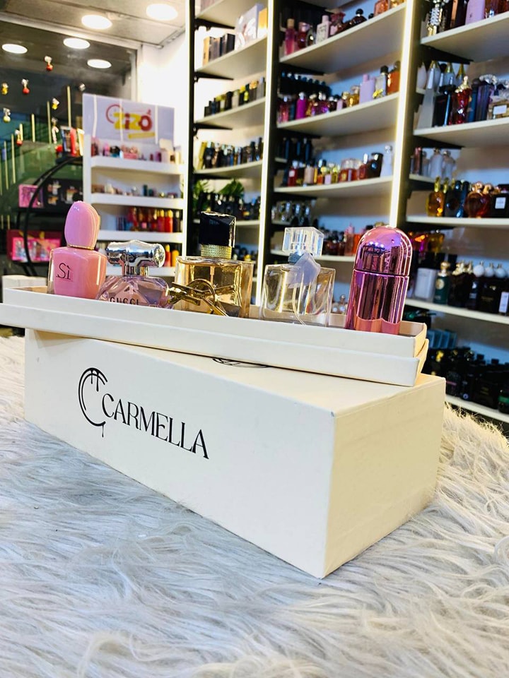 CARMELLA Women's Perfume Box - 5 International Perfumes in One Luxurious Box