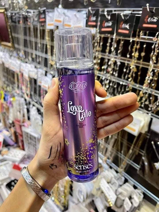 بادي سبلاش Love Tale من إيفا – أنوثة حالمة وثبات يدوم طوال اليوم – 240 مل