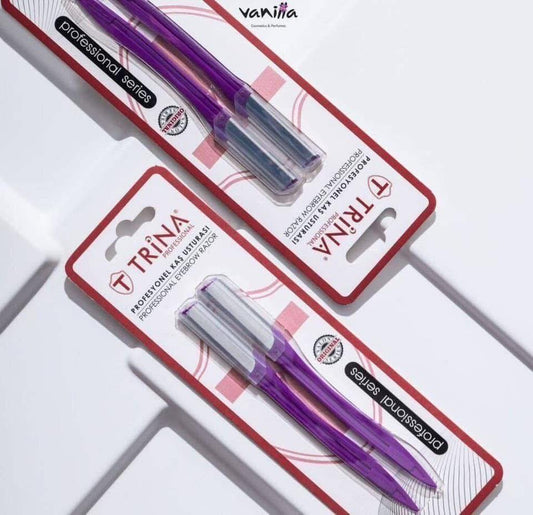 شفرات إزالة الشعر للوجه من ترينا للنساء دي ديرما بلانينج TRINA الأصلية – لبشرة ناعمة وصافية في دقائق - عبوة من قطعتين