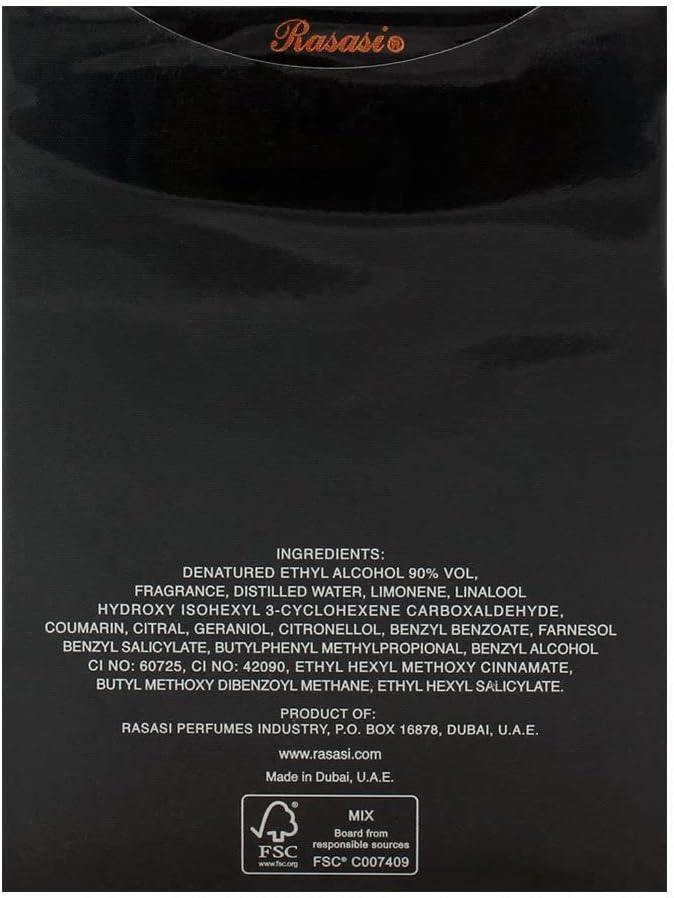 Rasasi Shahrukh Men's Eau de Parfum 90ml