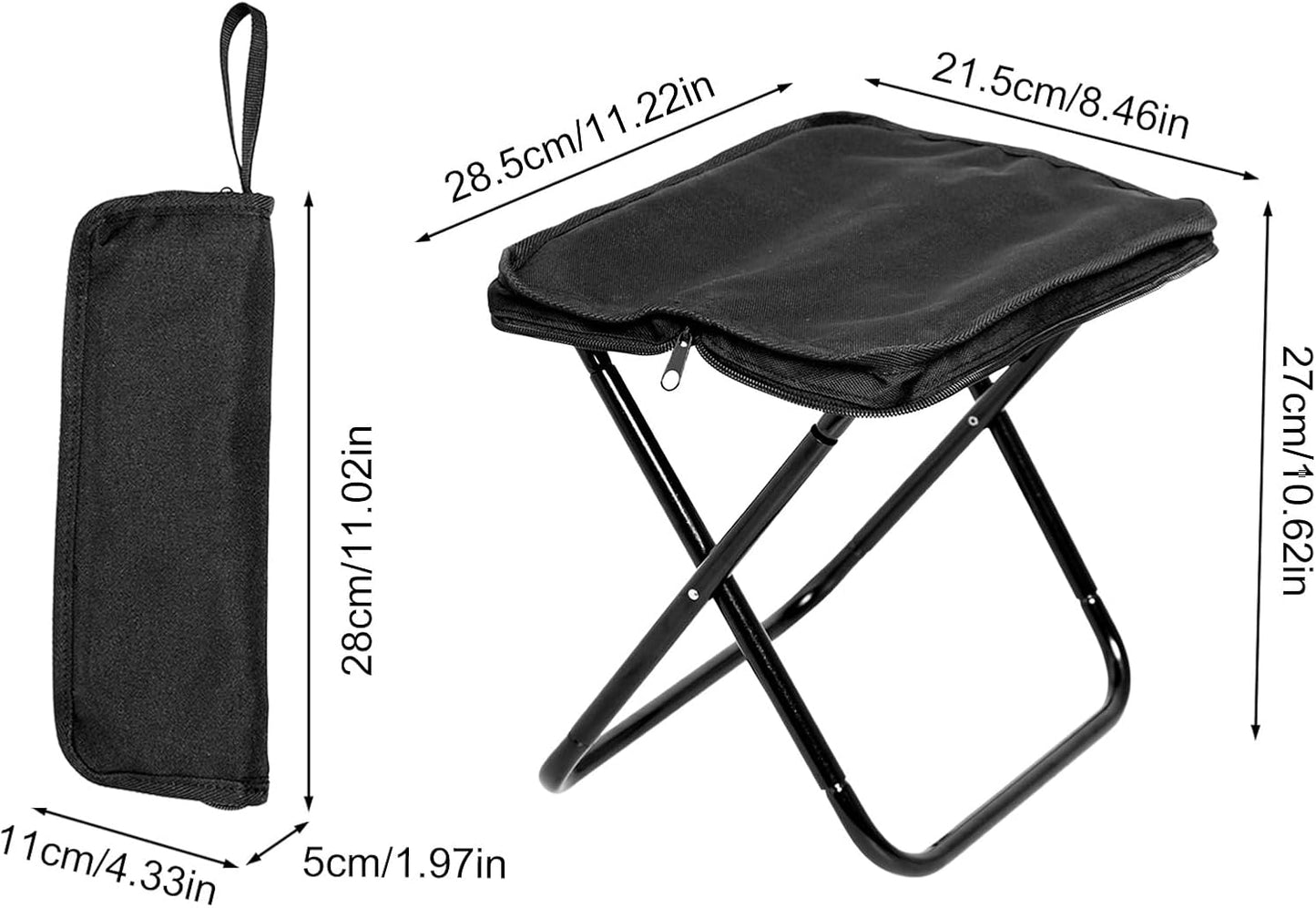 Folding Travel Chair with Bag - Lightness and elegance in portability