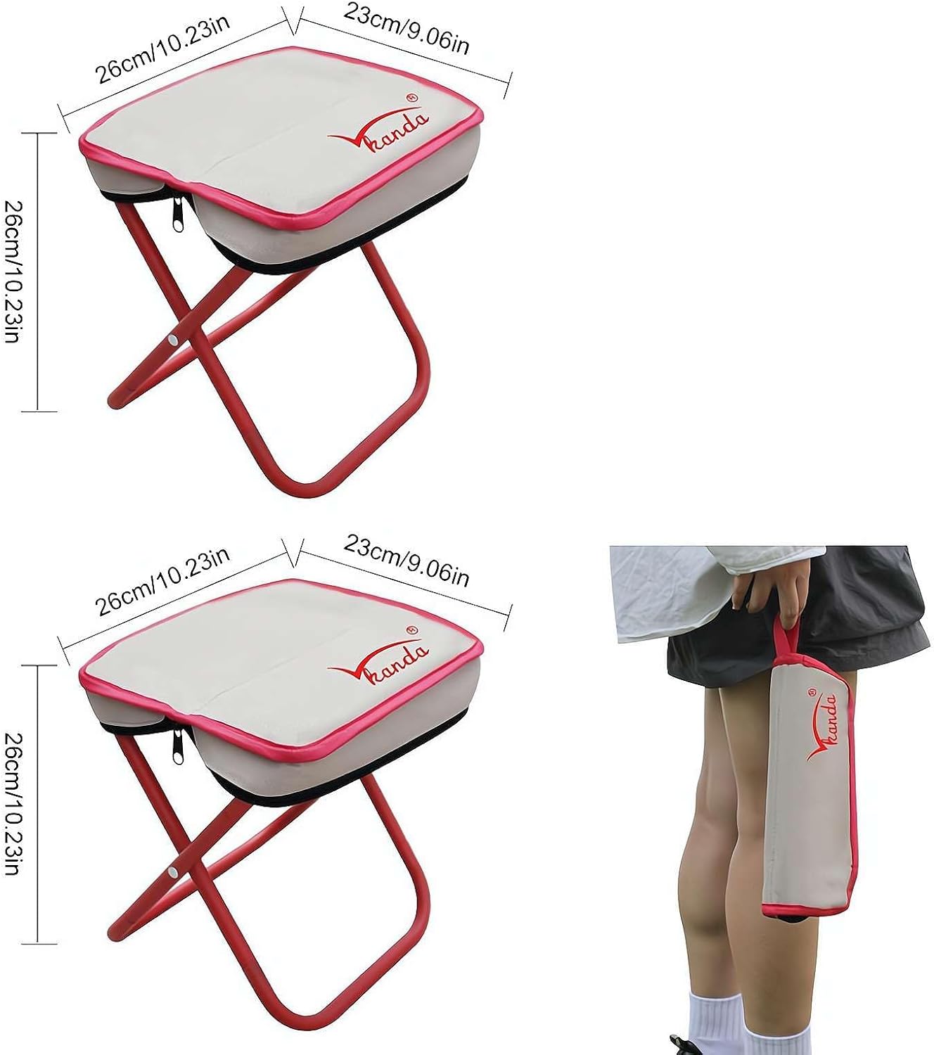 Folding Travel Chair with Bag - Lightness and elegance in portability