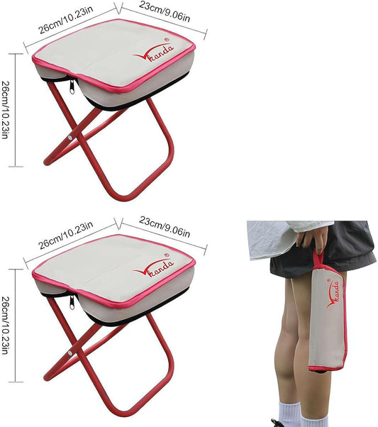 كرسي رحلات قابل للطي مع حقيبة – خفة وأناقة في التنقل