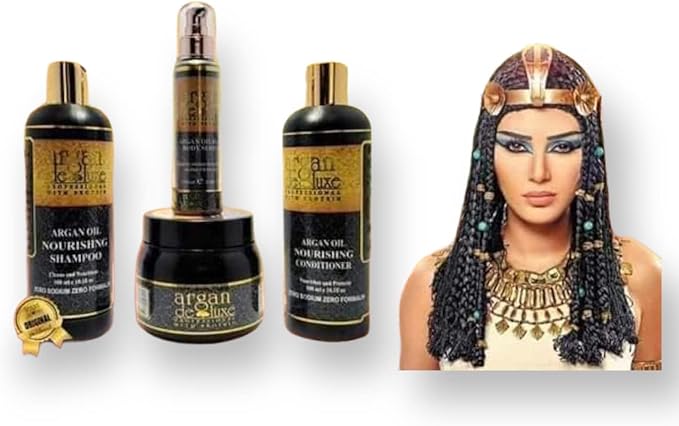 مجموعة ارجان ديلوكس للعناية بالشعر الفاخرة 4 قطع Argan Deluxe Hair Care Set