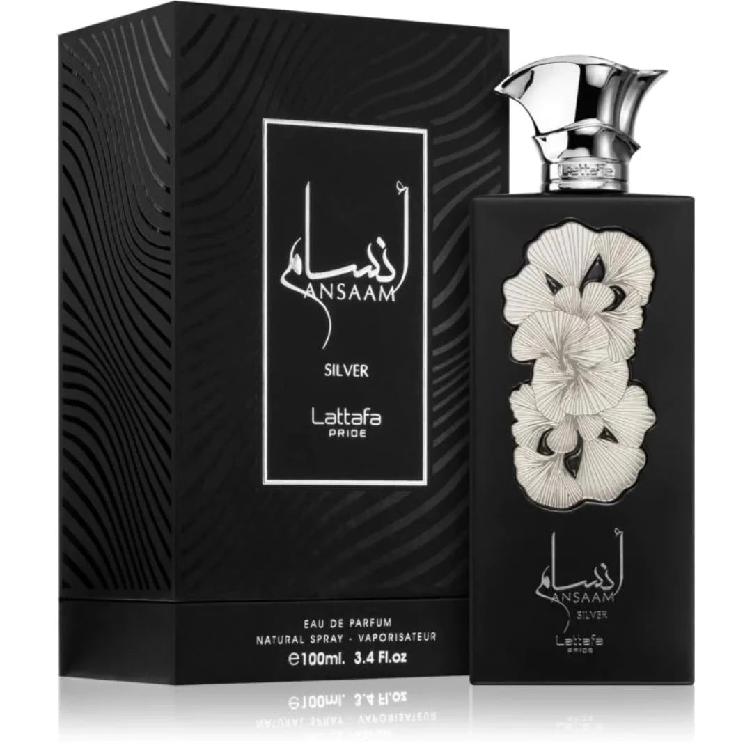 عطر أنسام سيلفر برايد للرجال أو دي بارفان 100 مل من لطافة