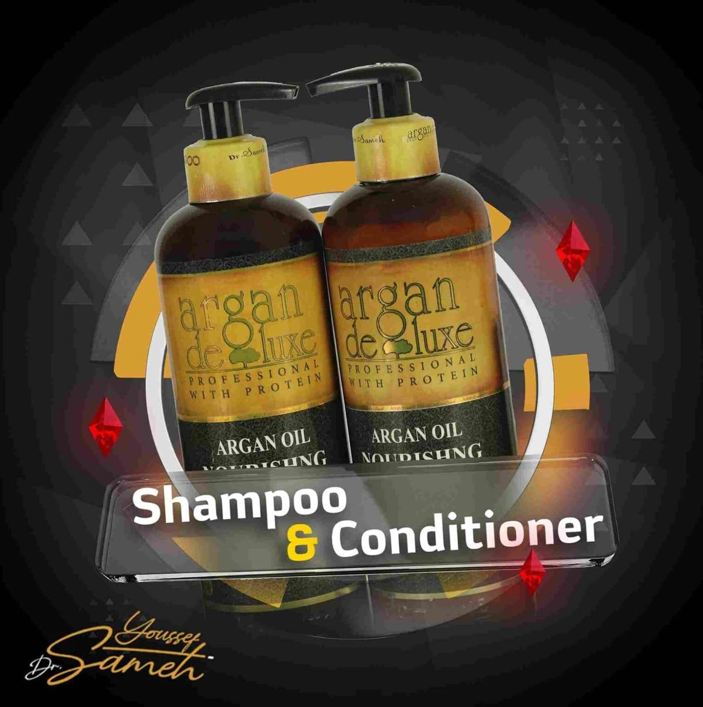 مجموعة ارجان ديلوكس للعناية بالشعر الفاخرة 4 قطع Argan Deluxe Hair Care Set