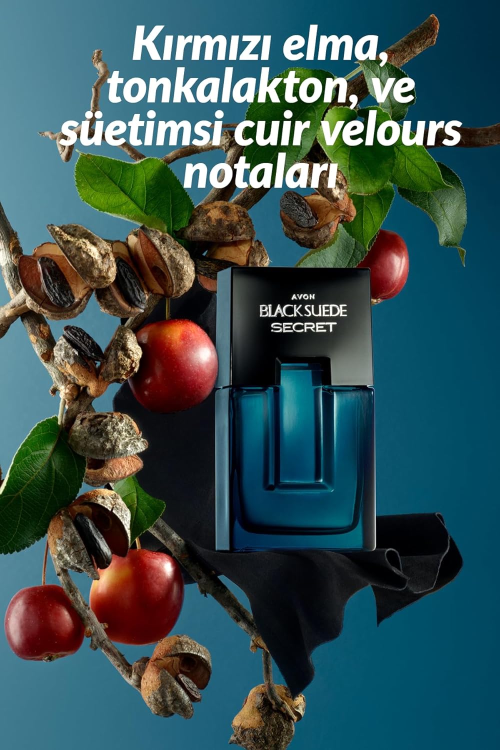 Black Suede Secret perfume for men Eau de Toilette 75 ml from Avon