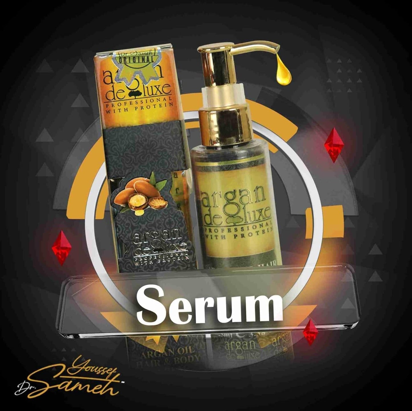 مجموعة ارجان ديلوكس للعناية بالشعر الفاخرة 4 قطع Argan Deluxe Hair Care Set
