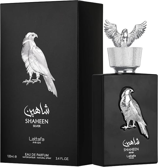 Shaheen Silver Unisex Eau de Parfum 100ml by Lattafa