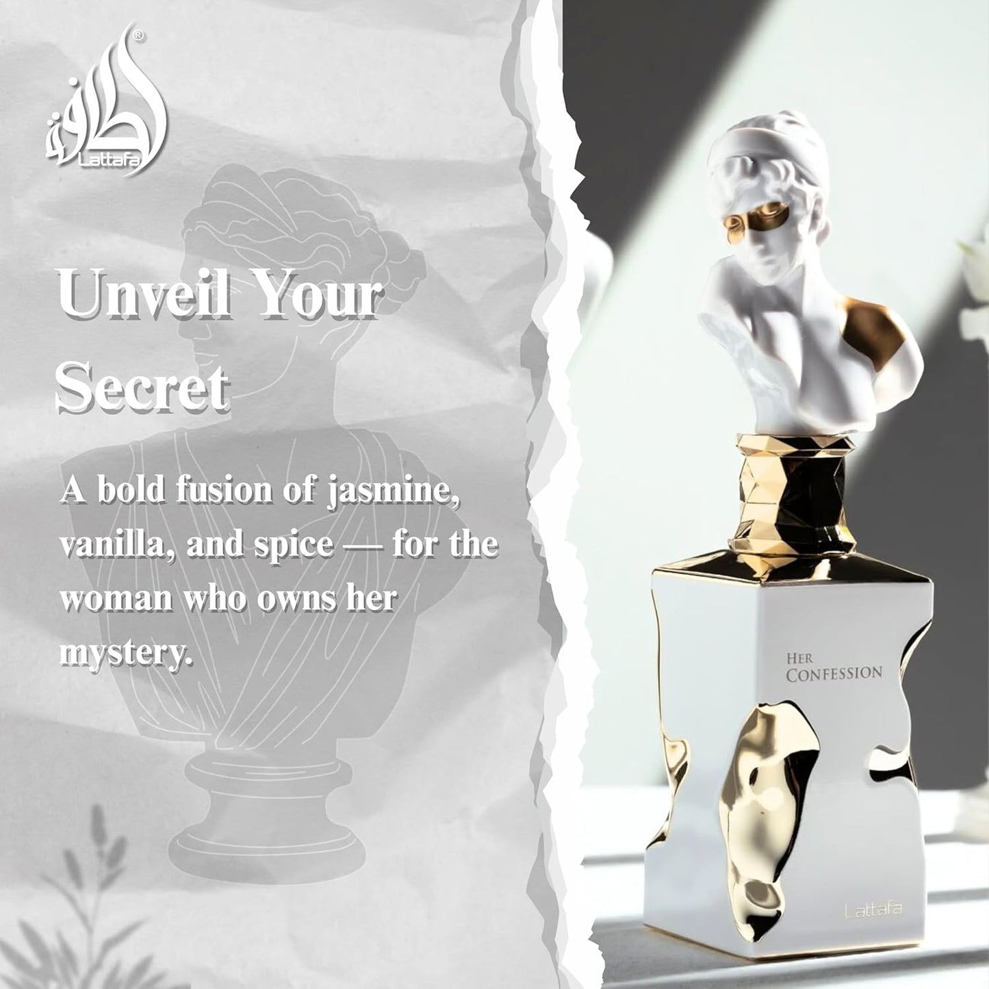 Her Confession is a floral-mysterious fragrance for women with the warmth of vanilla and spices | 100 ml EDP