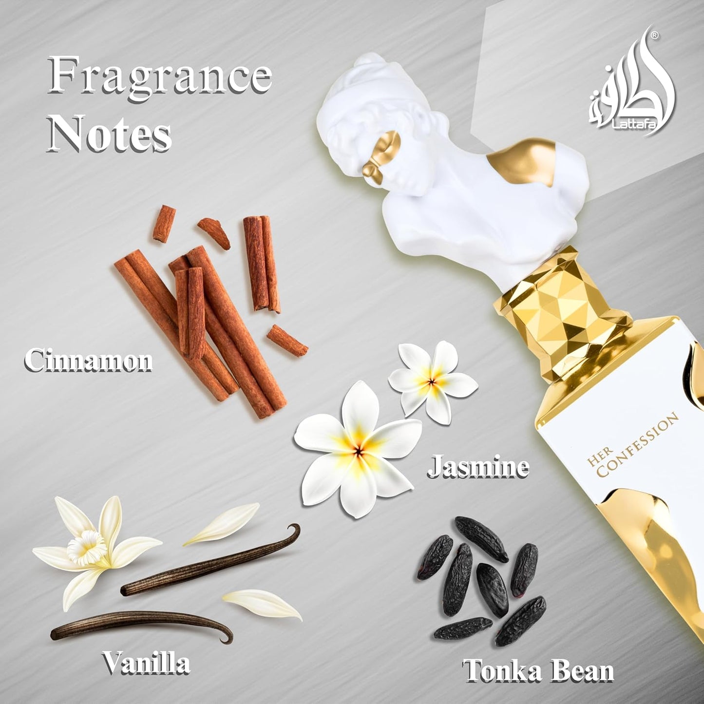 Her Confession is a floral-mysterious fragrance for women with the warmth of vanilla and spices | 100 ml EDP