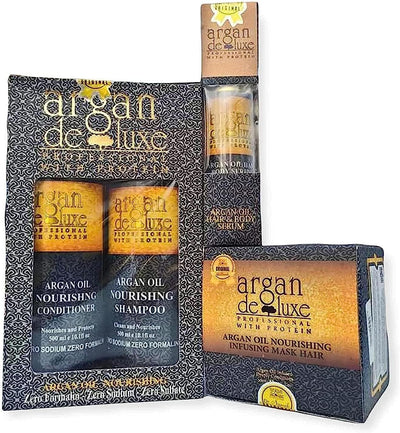 Argan Deluxe Hair Care Set 4 Pieces