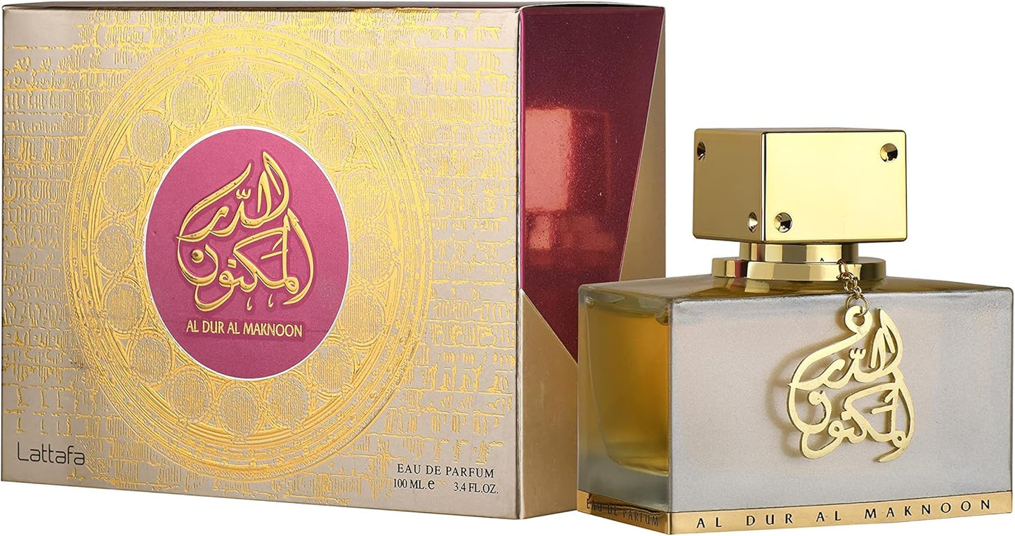 Gold Al Durr Al Maknoon Unisex Eau de Parfum 100ml by Lattafa