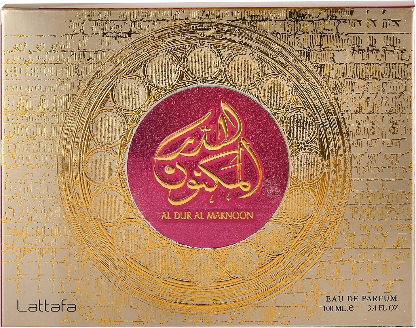 Gold Al Durr Al Maknoon Unisex Eau de Parfum 100ml by Lattafa