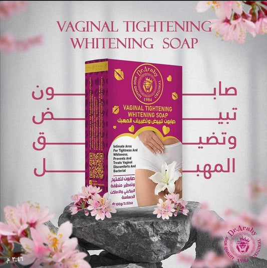 صابون تفتيح وتعطير المنطقة الحساسة من Dr. Arabiy – عناية فائقة وأنوثة متجددة