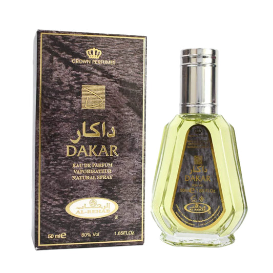 عطر داكار - من شركة الرحاب - أو دي بارفان سبراى - رجالي- 50 مل
