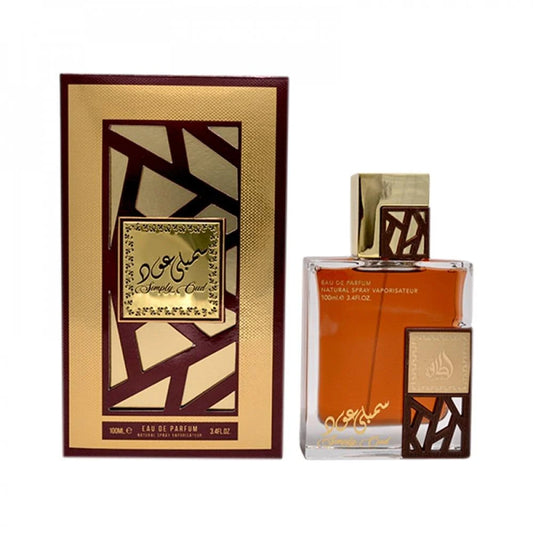 Simply Oud by Lattafa for Unisex Eau de Parfum - 100ml