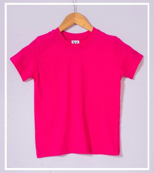 تيشيرت نص كم للأطفال – قطن 100% – مقاسات من 2 حتى 12