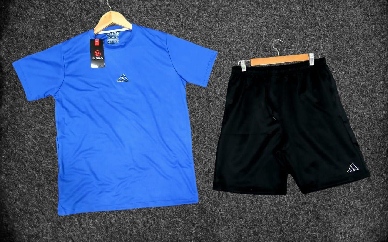 Adidas tracksuit with Rosetta T-shirt and soft shorts - excellent quality - sizes L - 3XL
