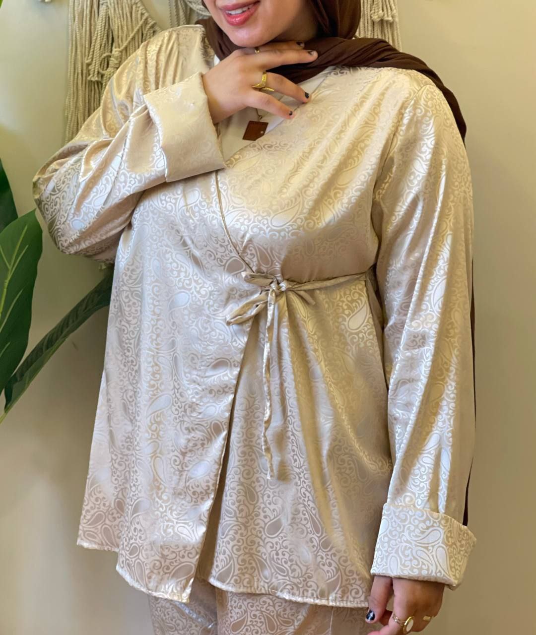 Two-piece wrap suit - One Size from 55 to 85 kg