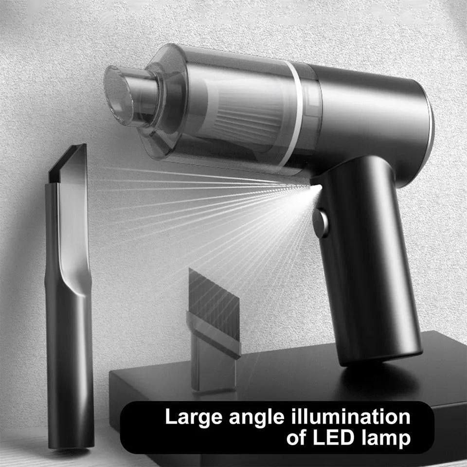 3 in 1 vacuum cleaner - car vacuum - cleaning brush, all in one device that works on recharge and provides you with powerful suction power to get rid of dust and dirt even in the tightest spaces.