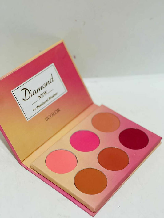 بلاشر 6 ألوان من دايموند بيوتي – Diamond Beauty Blusher Palette