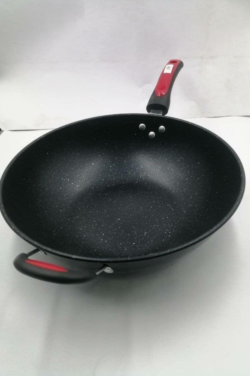 32cm Deep Frying Pan - Premium Heavy Material and Practical Front Handle