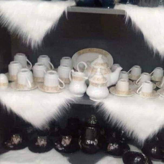 مناديل النيش الفرو – 6 قطع من الفخامة والرُقي!