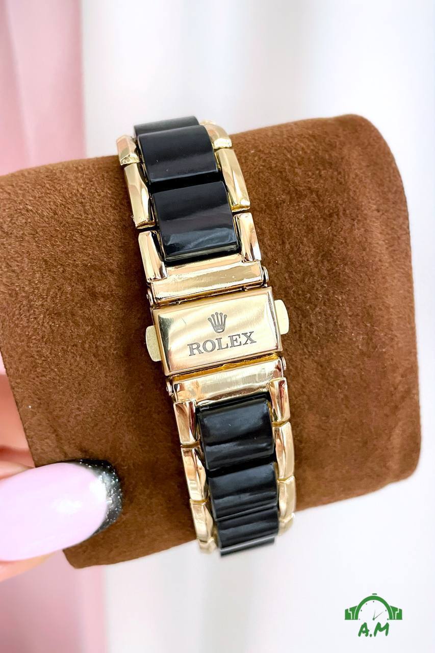 ROLEX Datejust – (ذهبي × أسود) – ساعه يد حريمي - مقاس36