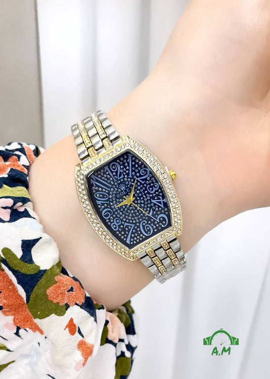 ساعة رولكس حريمي هاي كوالتي – متعددة الألوان – مقاس 32 ملم