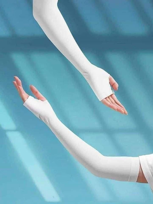 جوانتي معصم انيق - فتحه ابهام - خامه صيفيه _ متعدده الالوان