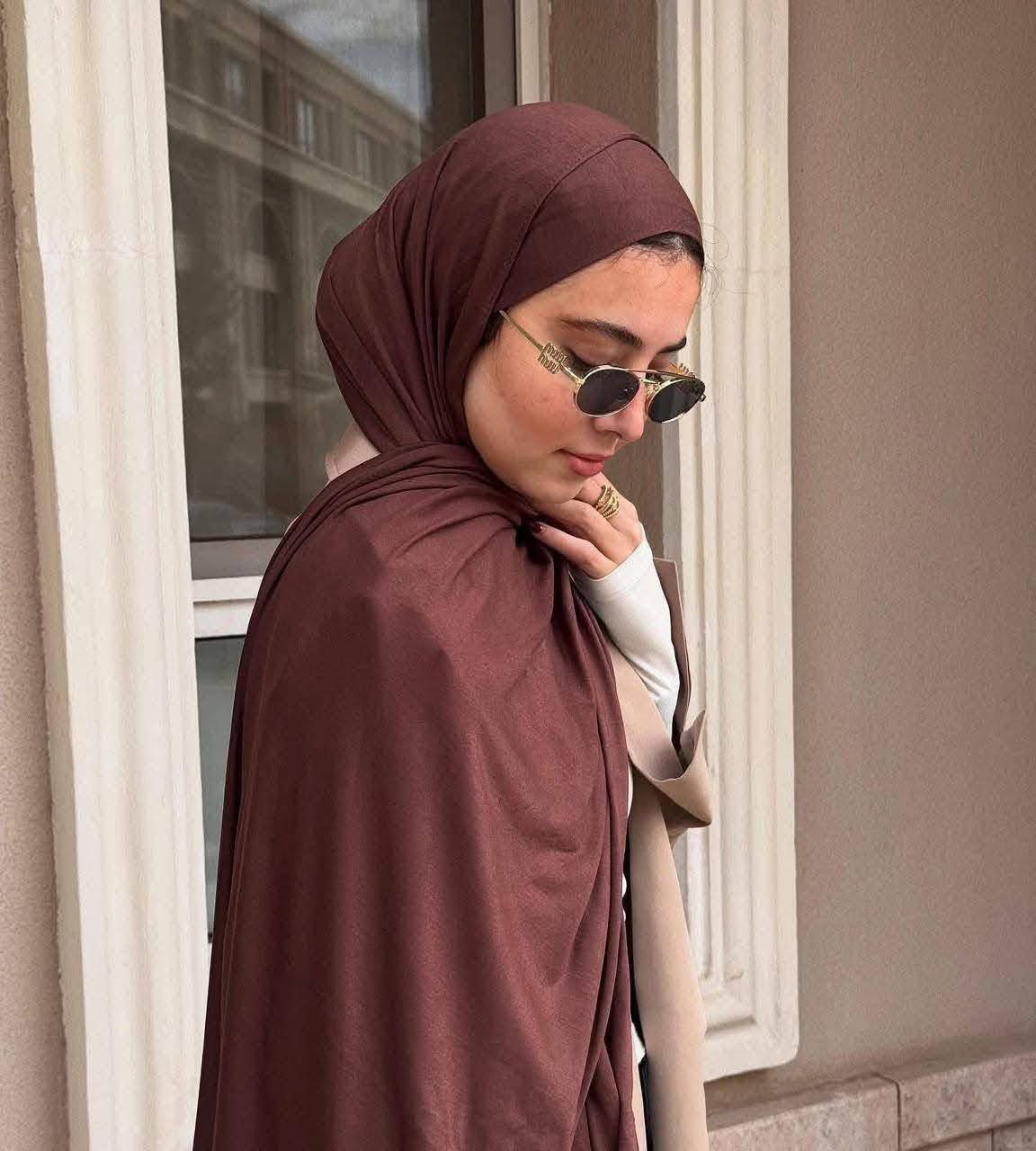 طرحة بالبندانه - قطن ليكرا – طول 200 - عرض 60