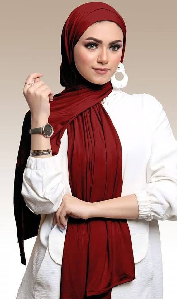 طرحة بالبندانه - قطن ليكرا – طول 200 - عرض 60