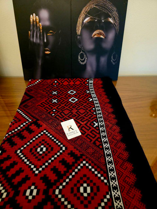 طرحه قطن كويتي – رسمه مميزه - مقاس 200×75