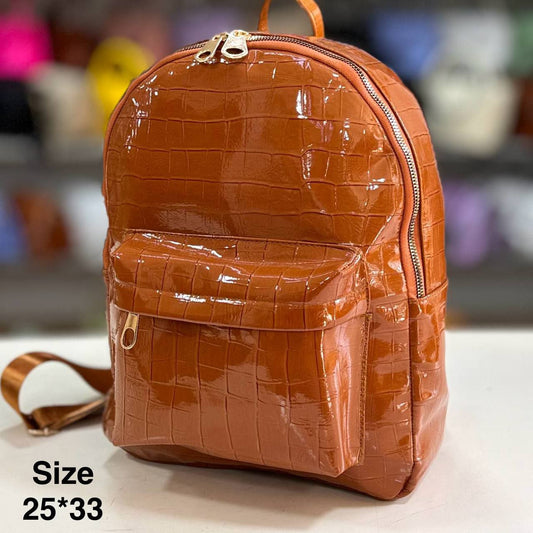 باك كروكودايل لماع – مقاس 25×33 سم – متعددة الألوان