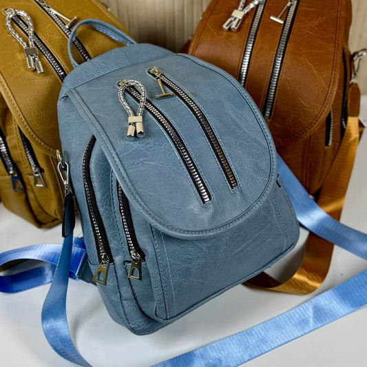 شنطه باك كتف غطا – متعدده الالوان - مقاس 26\*31 سم