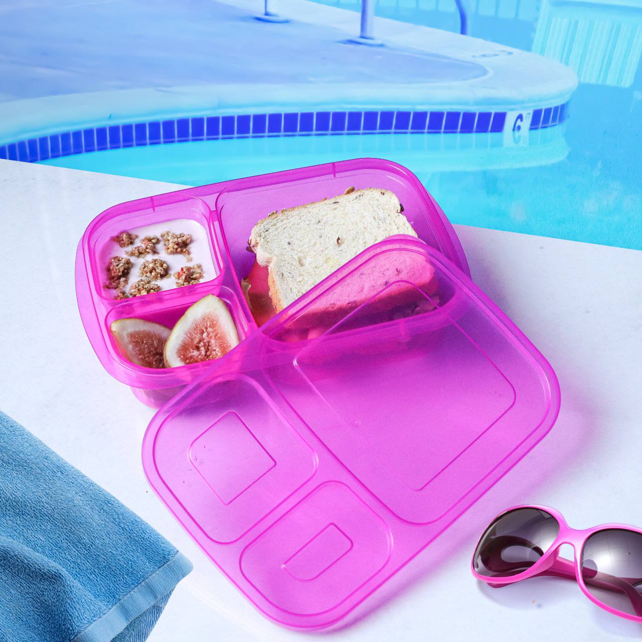 Simple Life Stylish and Safe Lunch Box with Perfect Size and Great Internal Organization!
