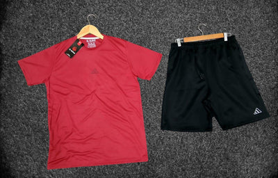 Adidas tracksuit with Rosetta T-shirt and soft shorts - excellent quality - sizes L - 3XL