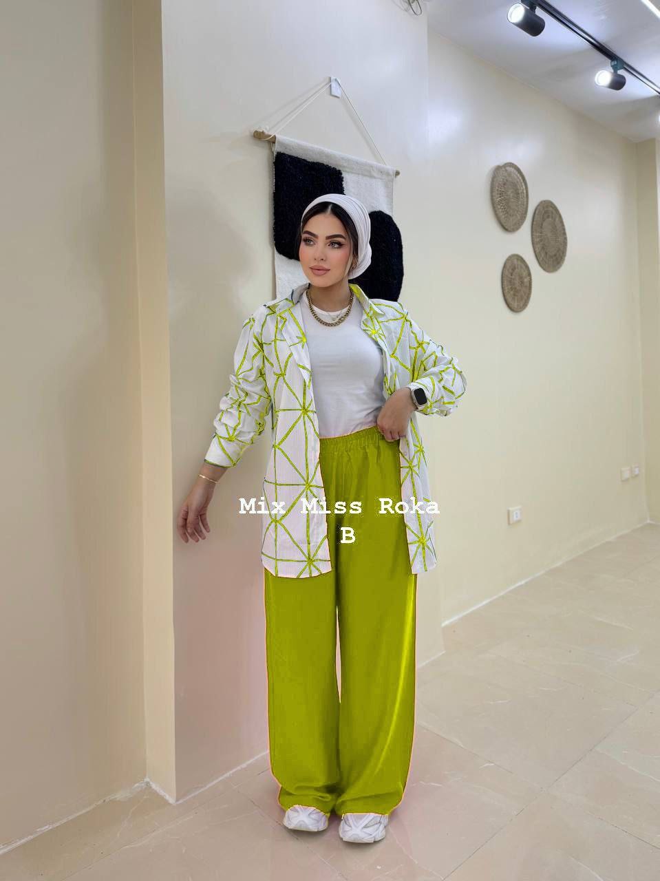 Women's 3-piece suit - imported linen - One size fits up to 85 kg
