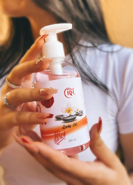 زيت المساج المعطر – ملمس ناعم ورائحة لا تُنسى تدوم في الذاكرة